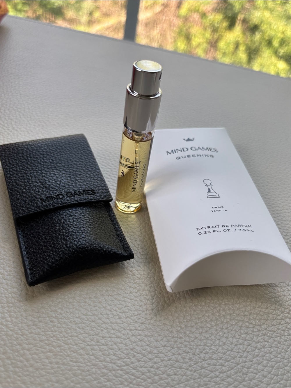 Mind Games Queening ORRIS Vanilla Extrait de Parfum brand new in box (7.5 ml)